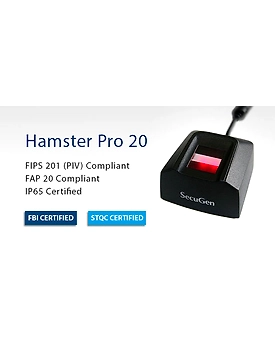 SECUGEN HAMSTER PRO 20 FINGER PRINT SCANNER