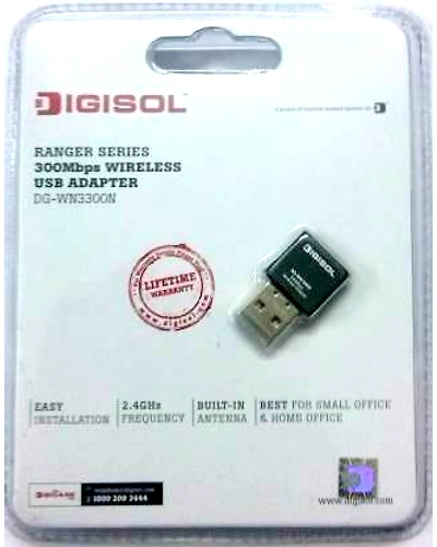 DIGISOL  DG-WN3300N 300MBPS WIRELESS USB ADAPTER-DG