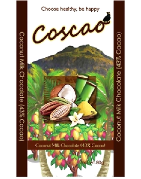 Coscao 43% Coconut Milk Chocolate
