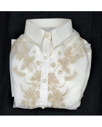 Mestiza Imelda Ladies Barong Small Floral-2XL-2