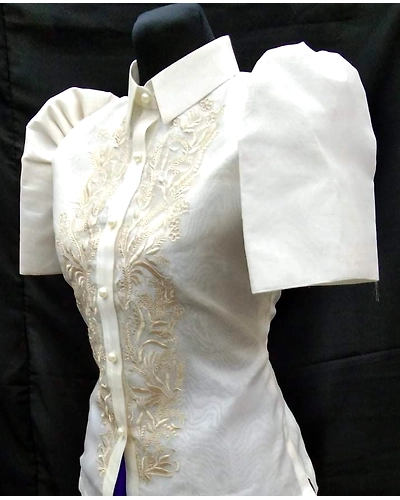 Mestiza Imelda Ladies Barong Long Floral-S-1