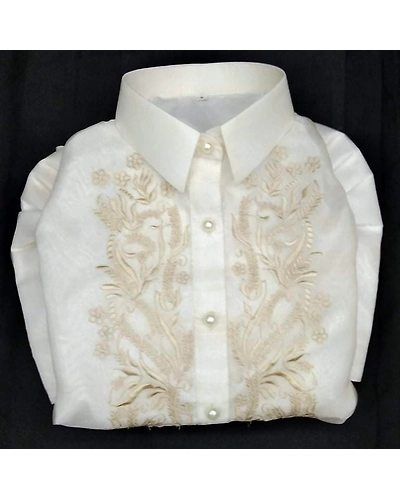 Mestiza Imelda Ladies Barong Long Floral-S-2