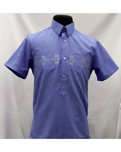 Hugo POLO BARONG Periwinkle Chest-HBPBPERICHEST-1