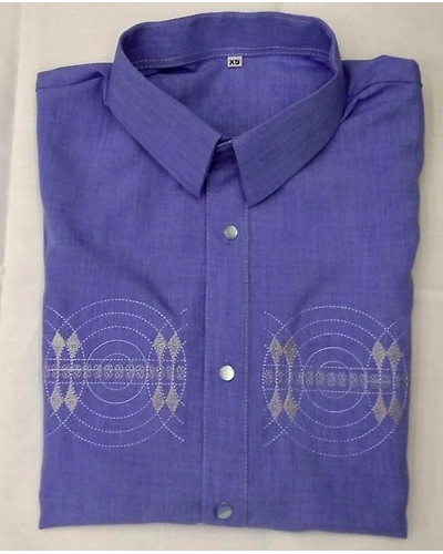 Hugo POLO BARONG Periwinkle Chest-XS-3