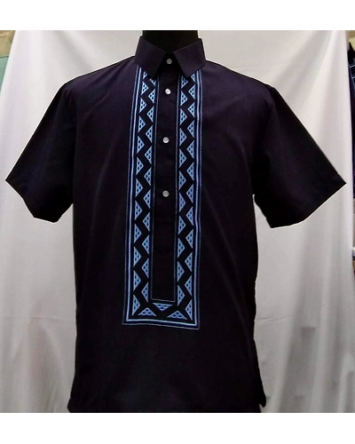 Hugo POLO BARONG Midnight Lt. Blue Thread A-HBPBMLTBLUE1-1