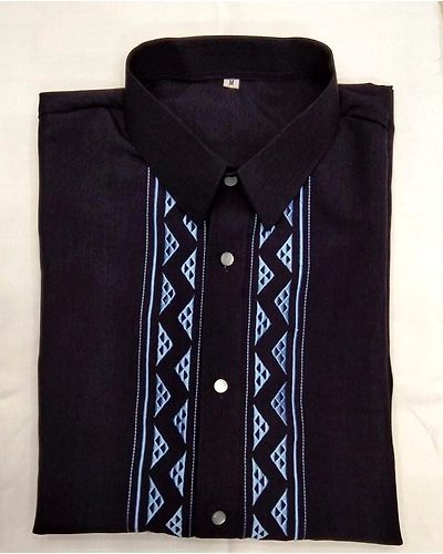 Hugo POLO BARONG Midnight Lt. Blue Thread A-XS-3