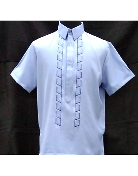Miyaki POLO BARONG Lt. Blue