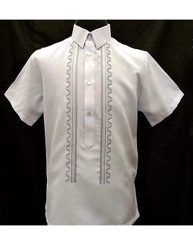 Miyaki POLO BARONG White Ziggy