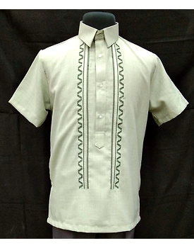 Sukiyaki POLO BARONG Lt. Green