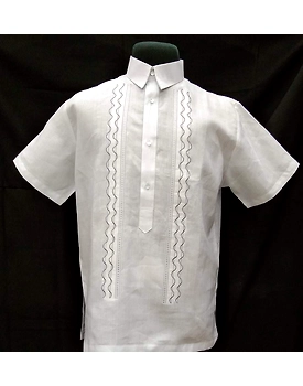 Gusot Mayaman POLO BARONG White Swirl