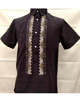 Miyaki POLO BARONG Midnight Blue I-Shape