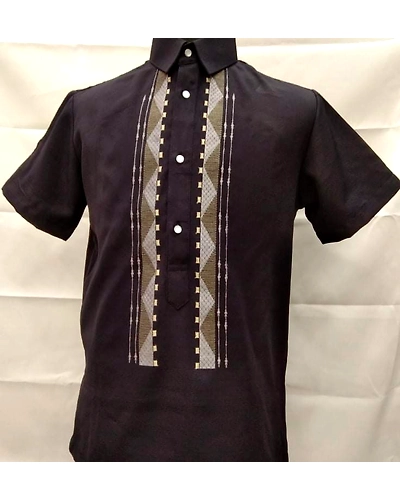 Miyaki POLO BARONG Midnight Blue I-Shape-MPBMISHAPE-1