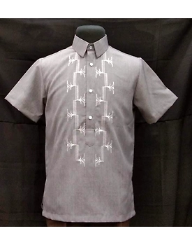 Hugo POLO BARONG Charcoal Gray