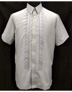 Hugo POLO BARONG Lt. Gray Full Open