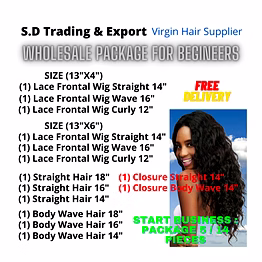 wholesale business package 5 / 14 pieces for beginners
