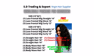 WHOLESALE BUSINESS PACKAGE 5 / 14 PIECES FOR BEGINNERS
