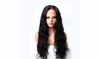 Luxurious Natural Wavy Swiss Lace Frontal - Premium Remy Human Hair
