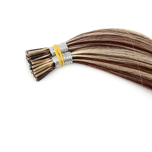 16" Blond Micro Beads100% Indian Remy Human Hair Extension