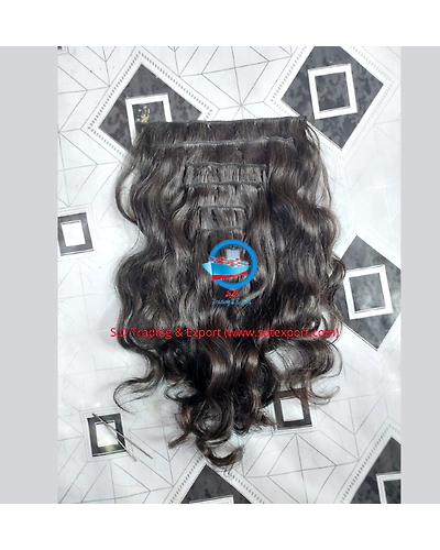 6 Piece Clip on Extension-Natural Black-20-1