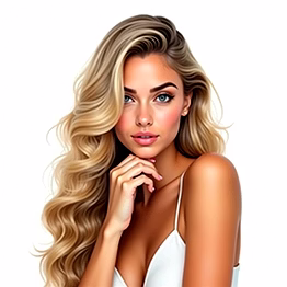 blonde #613 color – 100% indian remy human hair extension