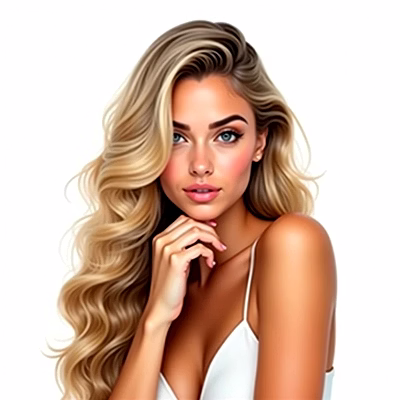 blonde #613 color – 100% indian remy human hair extension