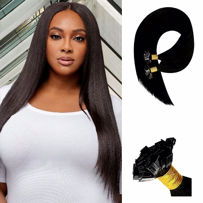 flat-tips hair extension