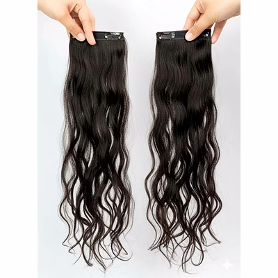 2 clips attached clip in extension (2pc a set)