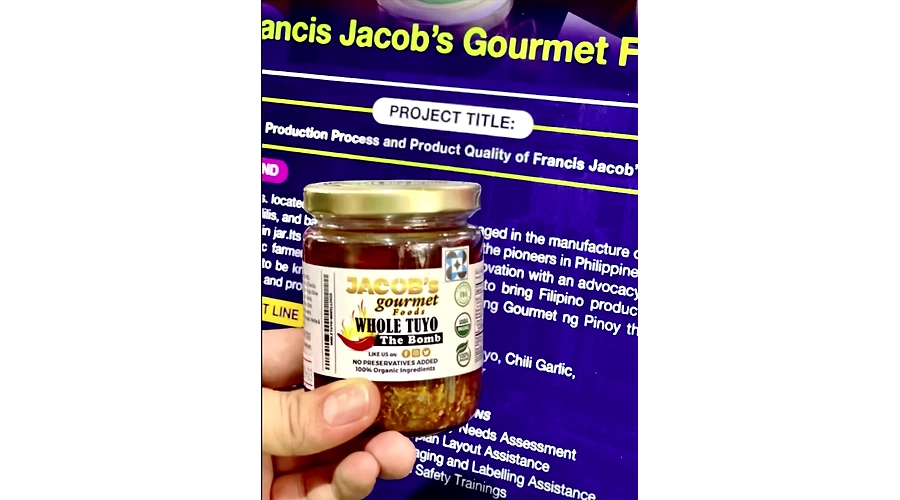 DOST SET-UP PROJECT BENEFICIARY  committed to be known as Pambansang Gourmet ng Pinoy - JACOB'S GOURMET FOODS