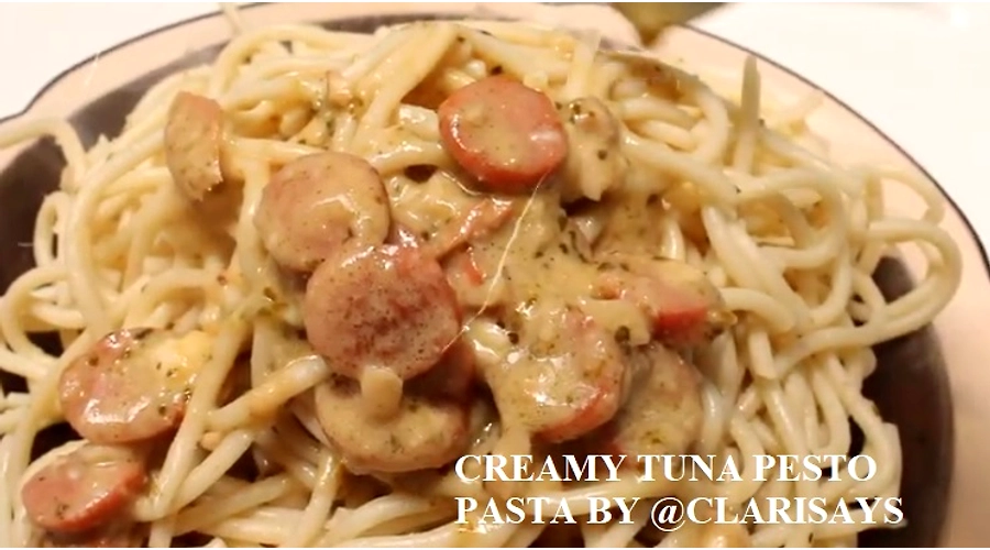 JACOB'S CREAMY TUNA PESTO by @clarisays