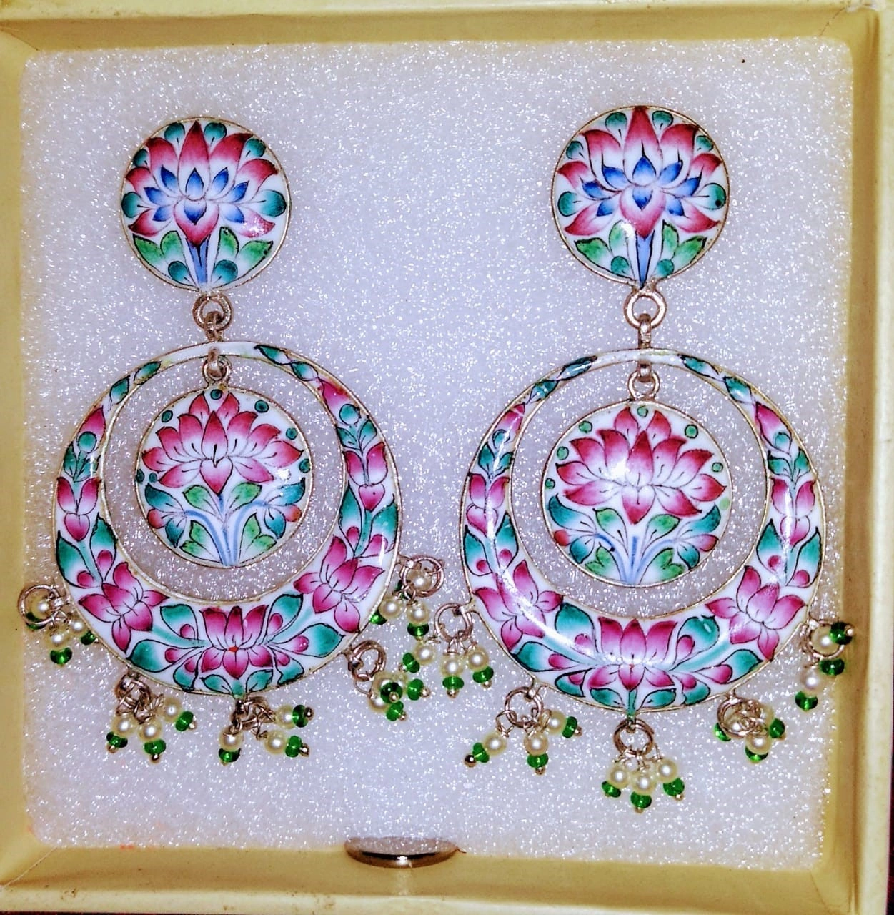Buy Meenakari earrings online for women and girls at wholesale price