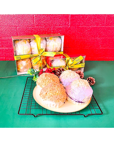 Ube Quezo de Bola Ensaymada and Praline Ensaymada-XMAS2022-ENS2