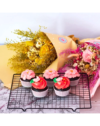 Floral Cupcake-1pc.-1