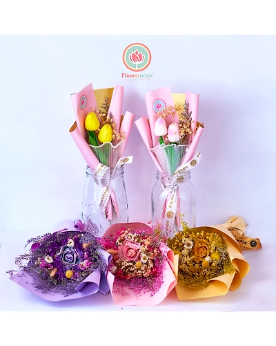 Flower Bouquets-MD2023FLOWERS-MINAPINK