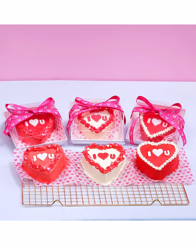 Bento Heart Cakes 4&quot;-VD2024BENTO