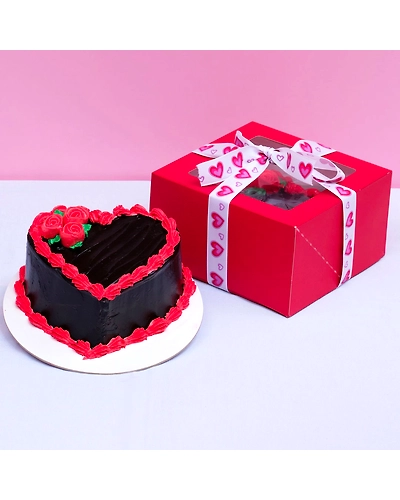 Choco Delight Heart Cake-VD2024CHOCO6