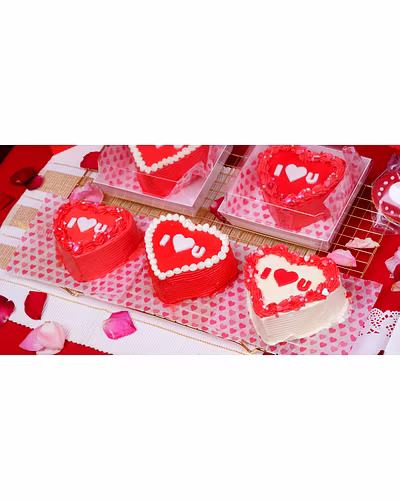 Bento Heart Cakes 4&quot;-1