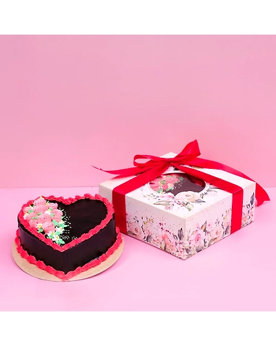 Choco Delight Heart Cake-MD2024CHOCO8
