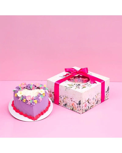 Ube White Chocolate Heart Cake-MD2024UBEWHITE6
