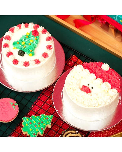 Christmas Bento Cake-XMAS2024BENTOXMASSANTA