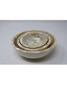 BOWL WITH MOTHER OF PEARL