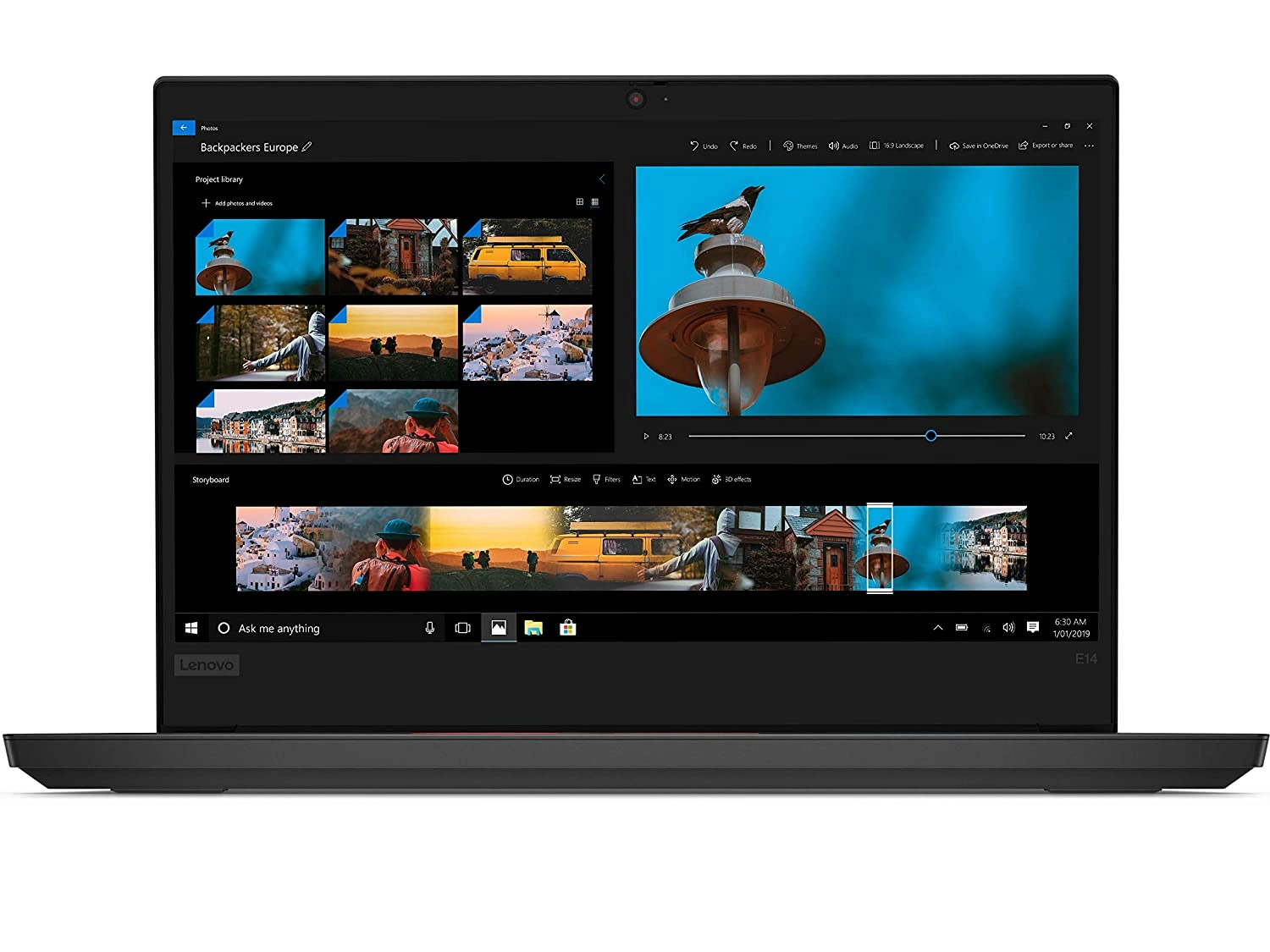 Lenovo ThinkPad E14 20RAS0ST00 - Intel Core i3 10th Gen 14-inch Full HD Thin and Light Laptop (4GB RAM/ 500GB HDD/ Windows 10 Professional/ Black/ 1.69 kg),-20RAS0ST00