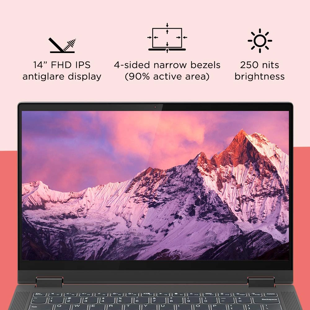 Lenovo IdeaPad Flex 5i - 81X100NCIN - 10th Gen Intel Core i3 14 inch Full HD IPS 2-in-1 Convertible Laptop (4GB/256GB SSD/Windows 10/MS Office 2019/Graphite Grey/1.5Kg),-5