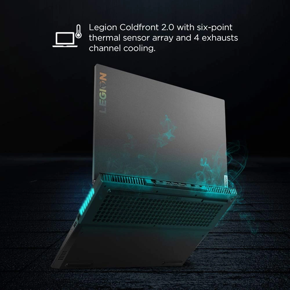 Lenovo Legion 5i 82AU004KIN - 10th Gen Intel Core i5 15.6&quot; FHD Gaming Laptop(8GB/1TB HDD + 256GB SSD/Win10/Office2019/120 Hz/NVIDIA GTX 1650 4GB GDDR6/with M300 RGB Gaming Mouse/Phantom Black/2.3Kg),-4