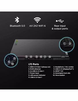 Lenovo Legion 5i 82AU0072IN - 10th Gen Intel Ci7 15.6&quot; FHD Gaming Laptop (16GB/1TB HDD + 256GB SSD/Win10/Office2019/120 Hz/NVIDIA GTX 1650Ti 4GB GDDR6/with M300 RGB Gaming Mouse/Phantom Black/2.3Kg)-3-sm