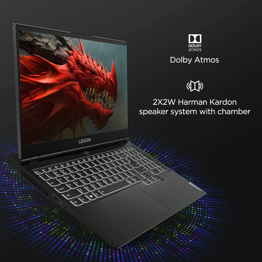 Lenovo Legion 5i 82AU0072IN - 10th Gen Intel Ci7 15.6&quot; FHD Gaming Laptop (16GB/1TB HDD + 256GB SSD/Win10/Office2019/120 Hz/NVIDIA GTX 1650Ti 4GB GDDR6/with M300 RGB Gaming Mouse/Phantom Black/2.3Kg)-2