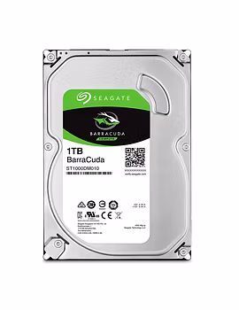 Seagate BarraCuda 1 TB Internal Hard Drive HDD – 3.5 Inch SATA 6 Gb/s 7200 RPM 64 MB Cache for Computer Desktop PC-1-sm