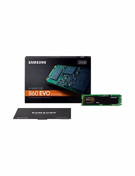 Samsung 860 EVO 250GB SATA M.2 (2280) Internal Solid State Drive (SSD) (MZ-N6E250)-860-EVO-250-M2-sm