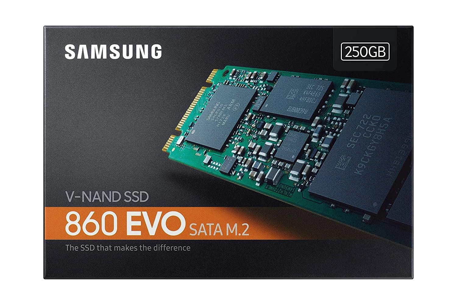 Samsung 860 EVO 250GB SATA M.2 (2280) Internal Solid State Drive (SSD) (MZ-N6E250)-1