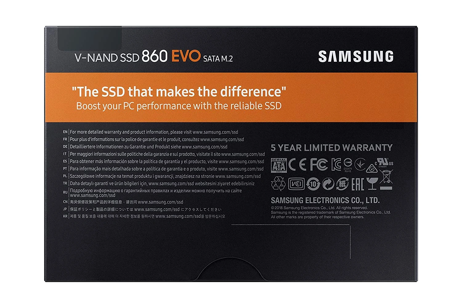 Samsung 860 EVO 250GB SATA M.2 (2280) Internal Solid State Drive (SSD) (MZ-N6E250)-4