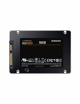 Samsung 860 EVO 500GB SATA 2.5&quot; Internal Solid State Drive (SSD) (MZ-76E500BW)-1-sm